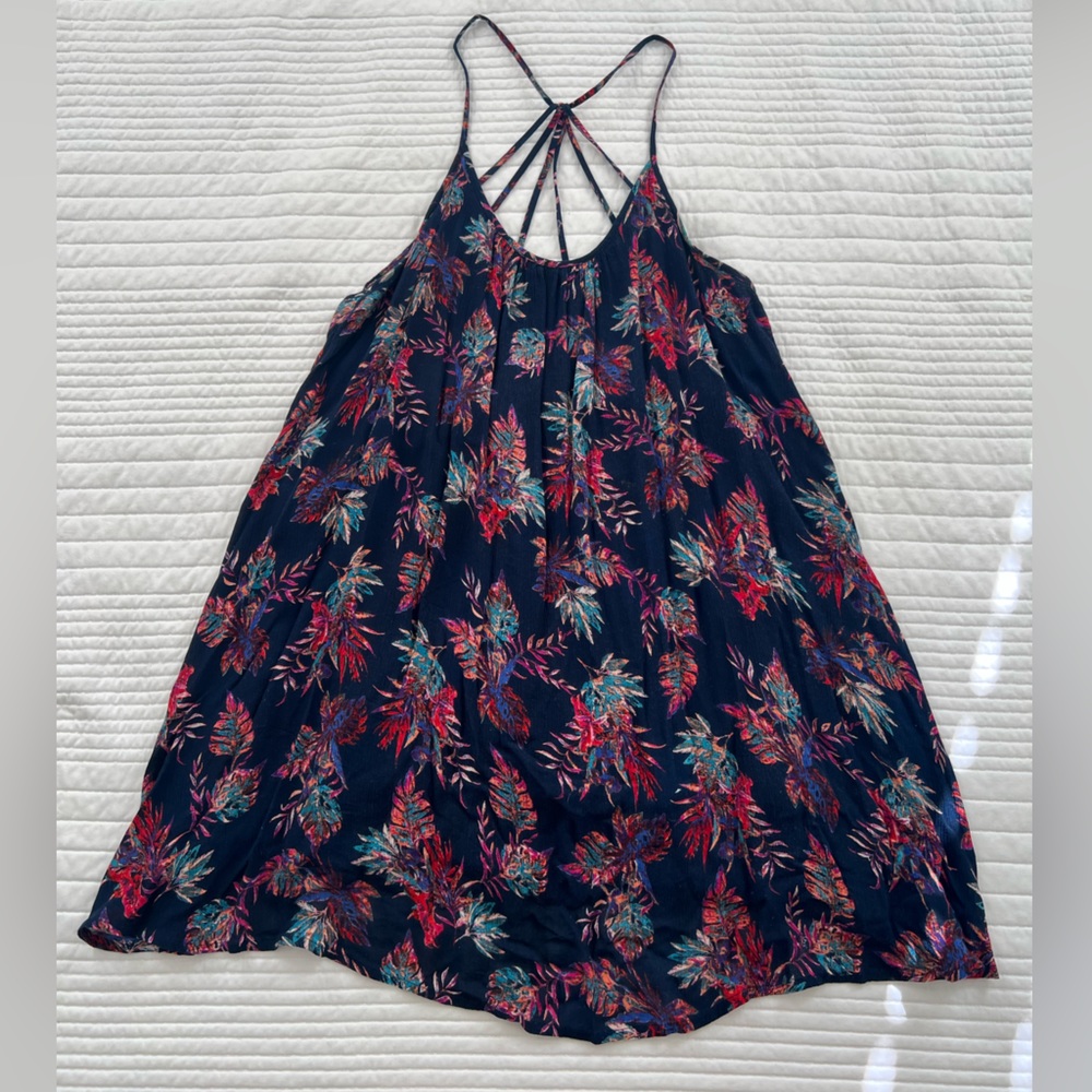 Roxy mini blue floral dress